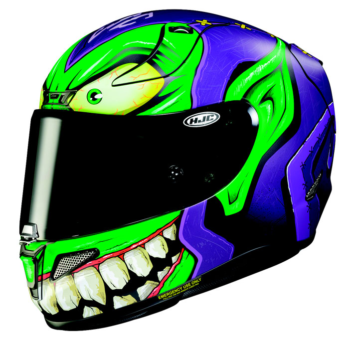 RPHA 11 Pro Green Goblin Motorcycle Helmet - Best Price