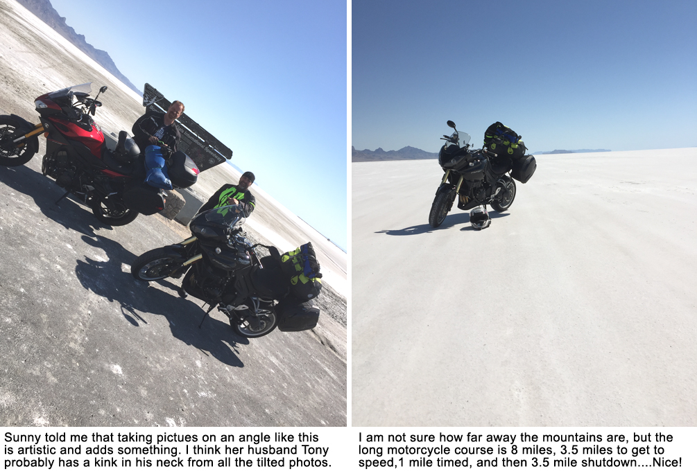 bonneville salt flats Sunny Tilted Photo