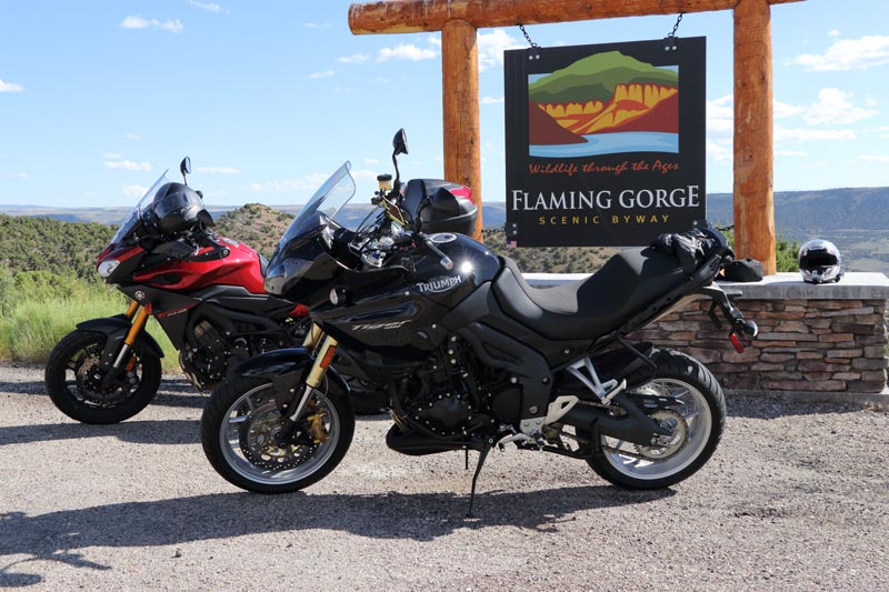 planning a motorcycle trip flaming gorge
