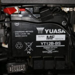 Existing Yuasa Battery The existing Yuasa lead acid battery has been reliable, but is growing tired. Time for a new battery.