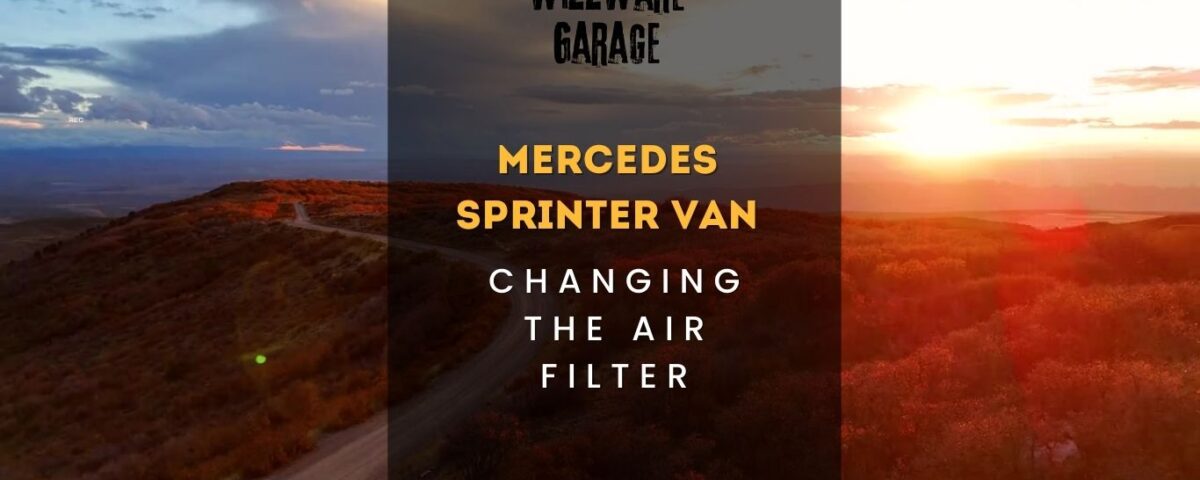 Sprinter Van changing the air filter