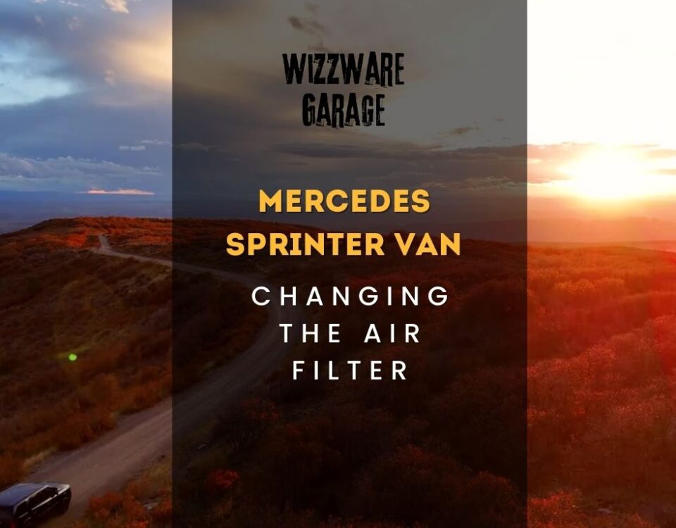 Sprinter Van changing the air filter