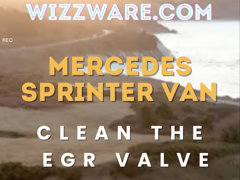 clean egr valve sprinter van maintenance
