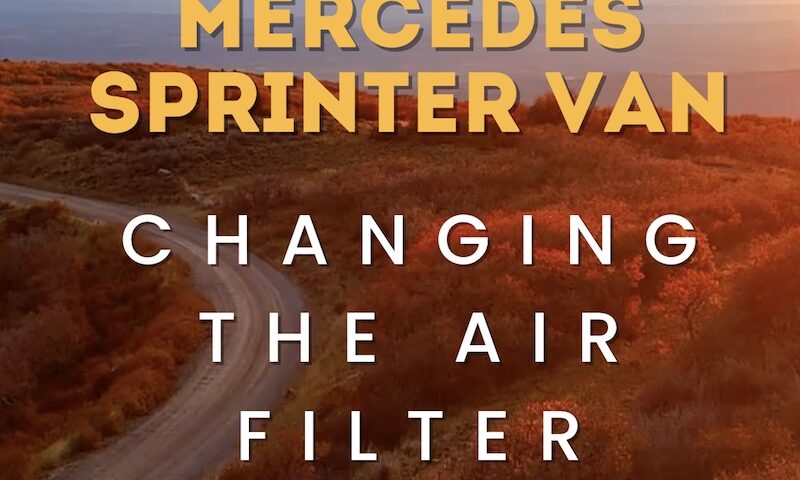sprinter van change air filter
