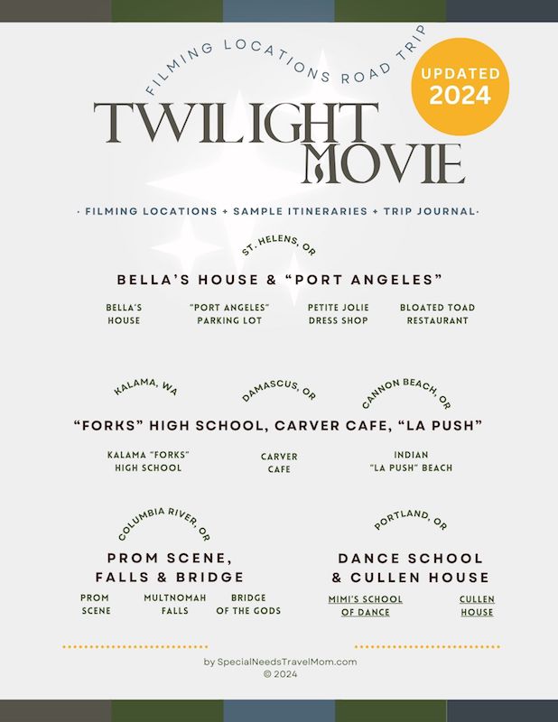 Twilight Movie Road Trip Guide eBook