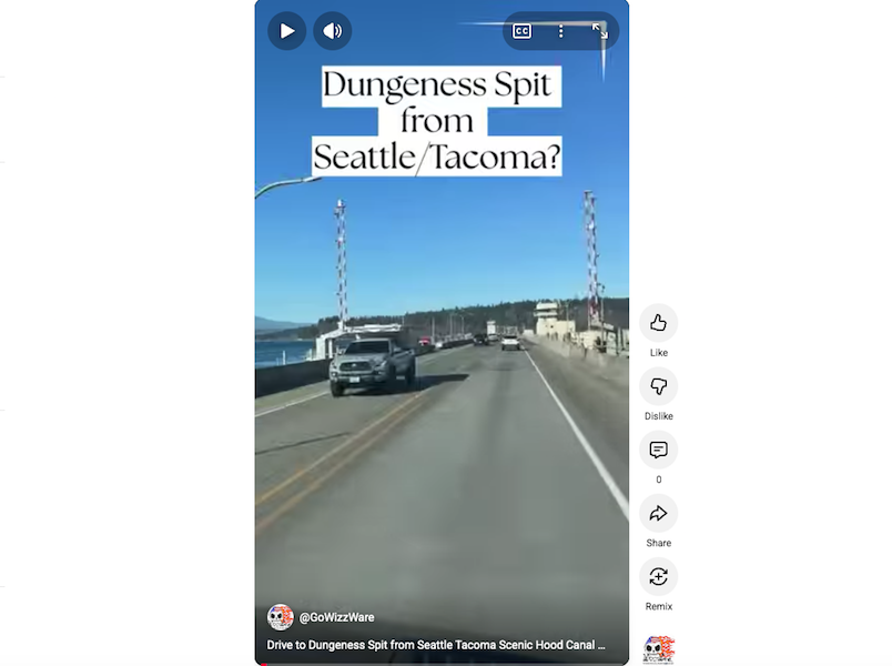 Dungeness Spit Stop on the Olympic Peninsula Loop Road Trip