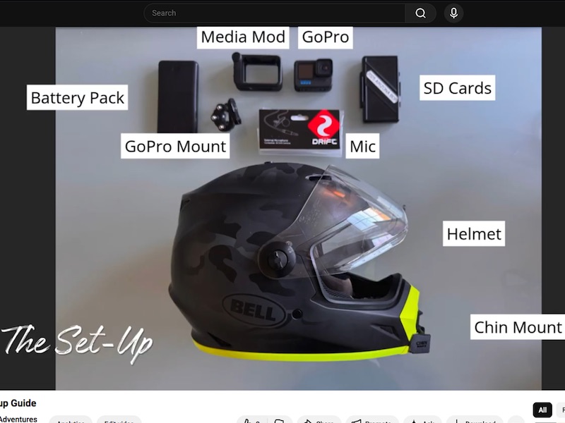 VIDEO: How to Setup your GoPro Dual Sport Motovlog