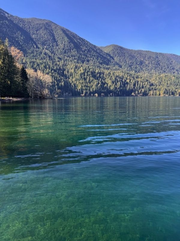 Olympic Peninsula Road Trip in One Day - Lake Crescent