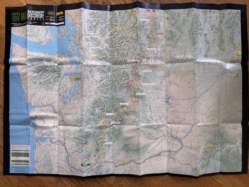 Washington BDR trail map