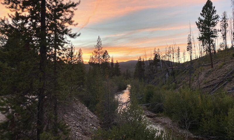 Idaho BDR at sunset