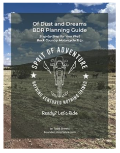 Of Dust and Dreams BDR Planning Guide | Adventure Motorcycle Trip Planning Book