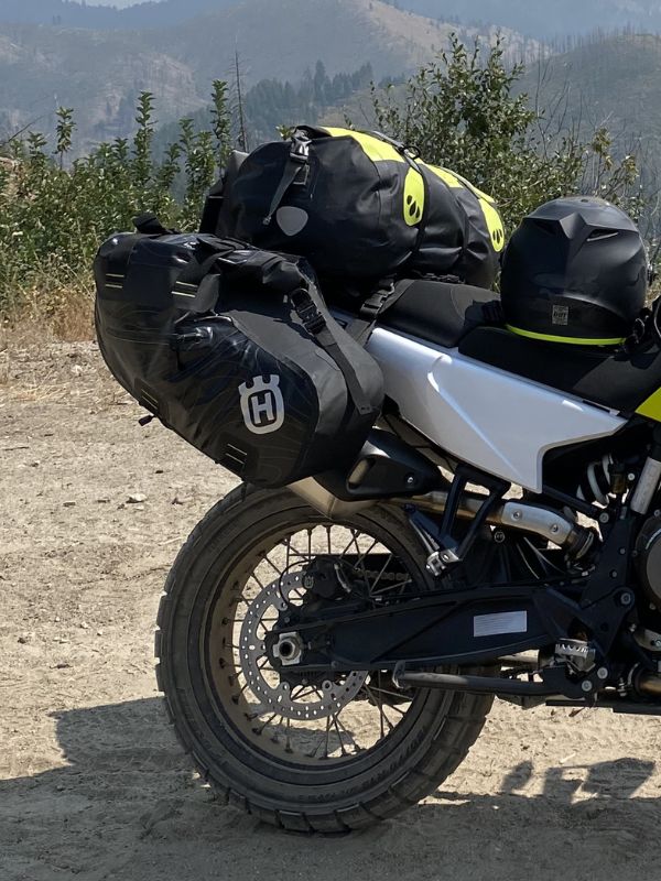 panniers for BDR and adventure motorcycle trips